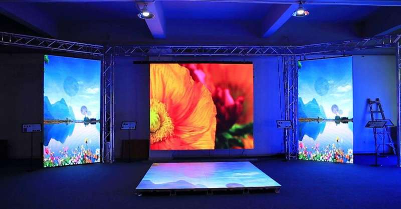 Светодиодный экран для улицы 256*128см