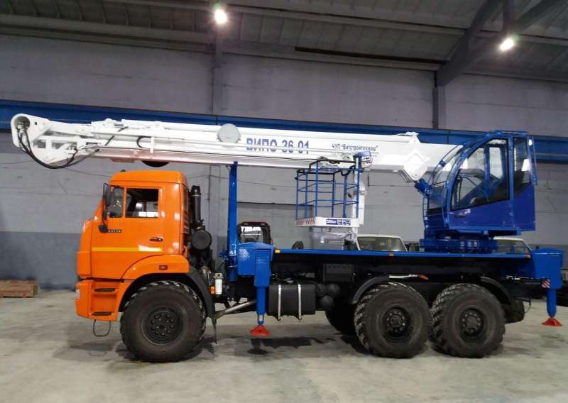 Автогидроподъемник випо-36-01 на базе камаз-43118