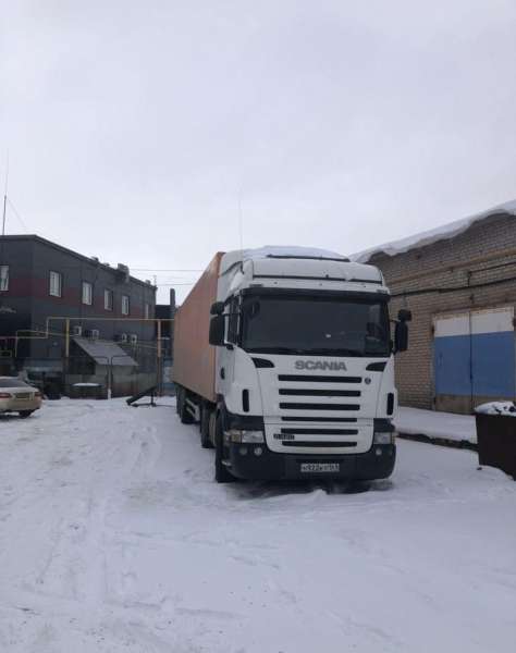 Сцепка Scania R420 4x2 2008г.полуприцеп schmitz SK