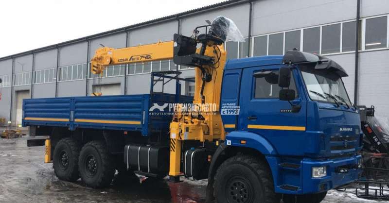 Кму камаз 43118-3090-50 (Евро-5) + soosan SCS736LI