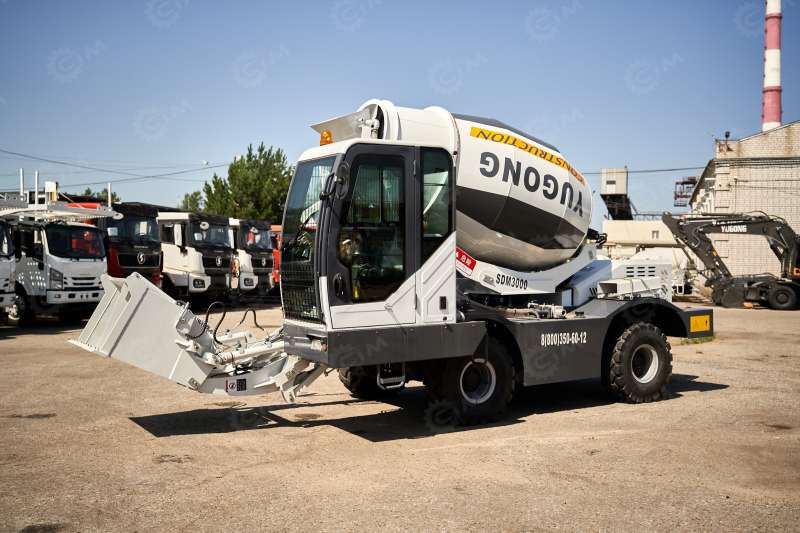 Самозагружающий NEW SDM3000 Yugong бетоносмеситель