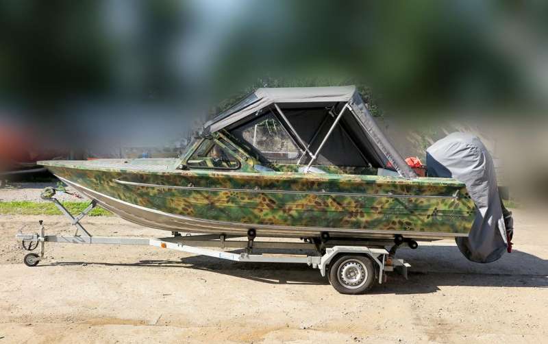 Лодка алюминиевая king fisher 580+мотор mercury