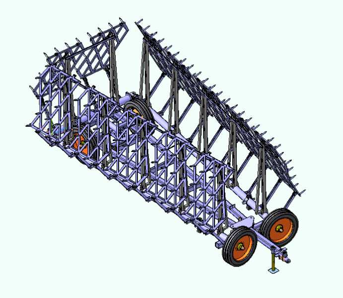 Сцепка бороновальная 12м односледная