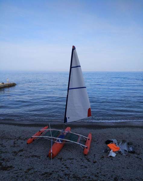 Парусный тримаран "Кулик 15" (пвх) сибкат