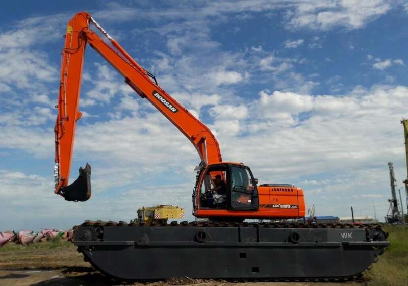 Экскаватор на понтонах waterking WK 220