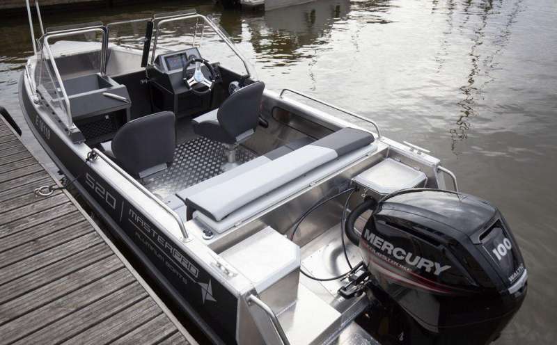 Алюминиевый катер Мастер 521