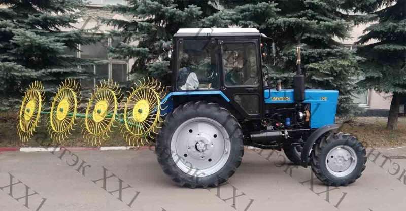 Грабли-ворошилки 4-х, колесные