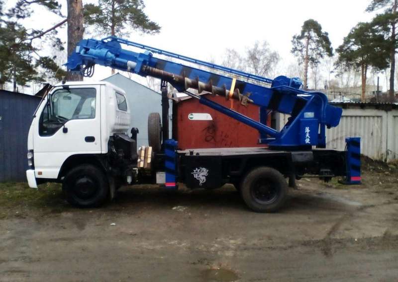 Автобуровая Isuzu nqr 75