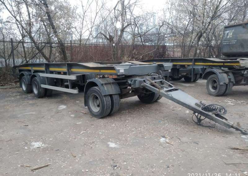 Прицеп контейнеровоз Автомастер 8462-m, 2018