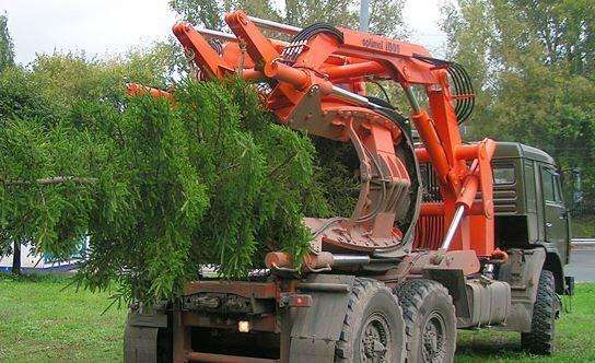 Пересадчик деревьев на Камазе 43118 пр-во Германия
