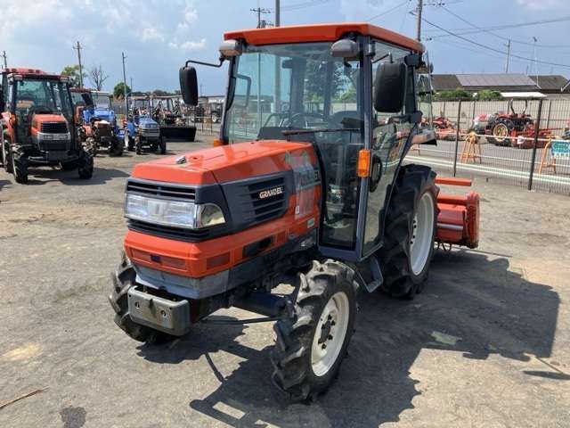 Минитрактор Kubota GL261 4х4 кабина фреза 1311 мч