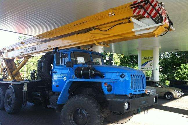 Автовышка урал (пмс-328-01) урал-4320 (6Х6) 28 мет