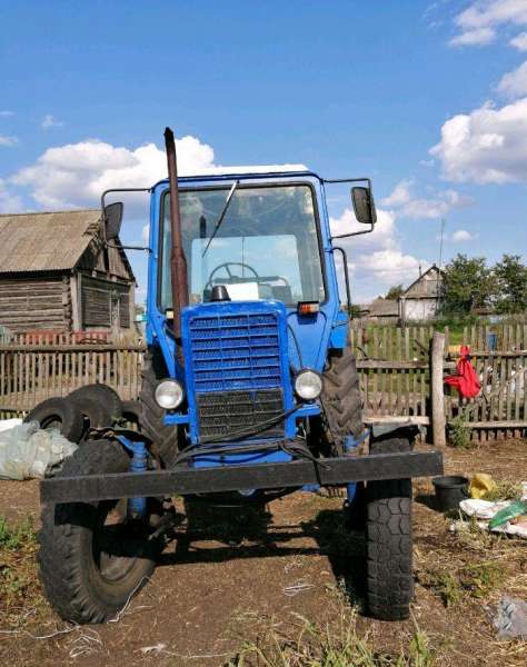 Трактор мтз-82 + плуг (лемешный)