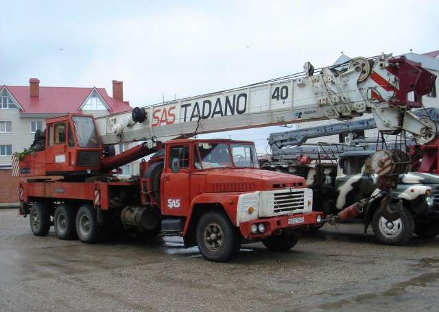 Продажа автокрана 40 тн. мкат 40 tadano, 1991г. в