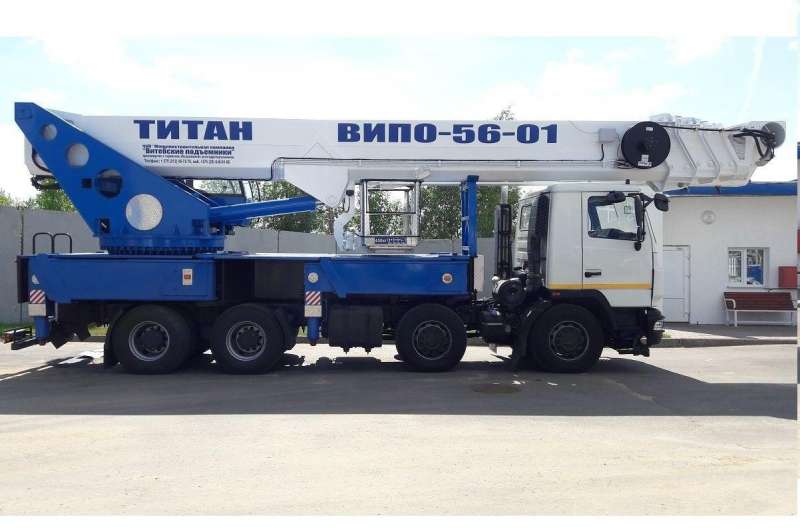 Автогидроподъемник випо-52-01 на базе маз-6516