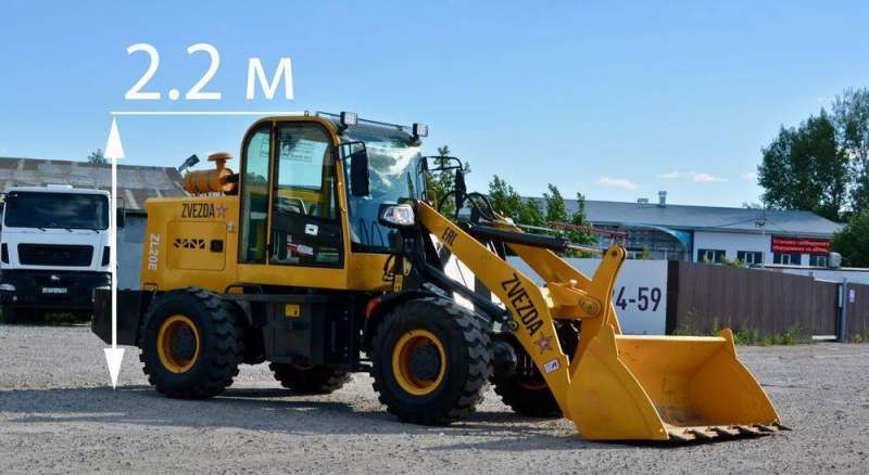 Фронтальный погрузчик ZVEZDA ZL20E, 2021