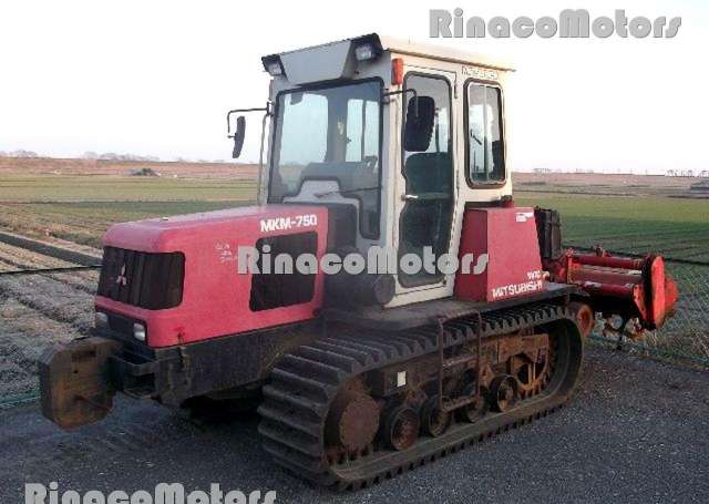 Японский гусеничный трактор Mitsubish MKM750