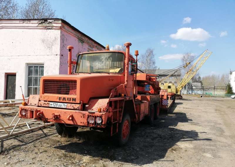 Фаун Faun HZ3225 с прицепом Голдхофер