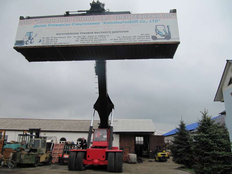 Контейнерный перегружатель ричстакер kalmar dc4160rs4