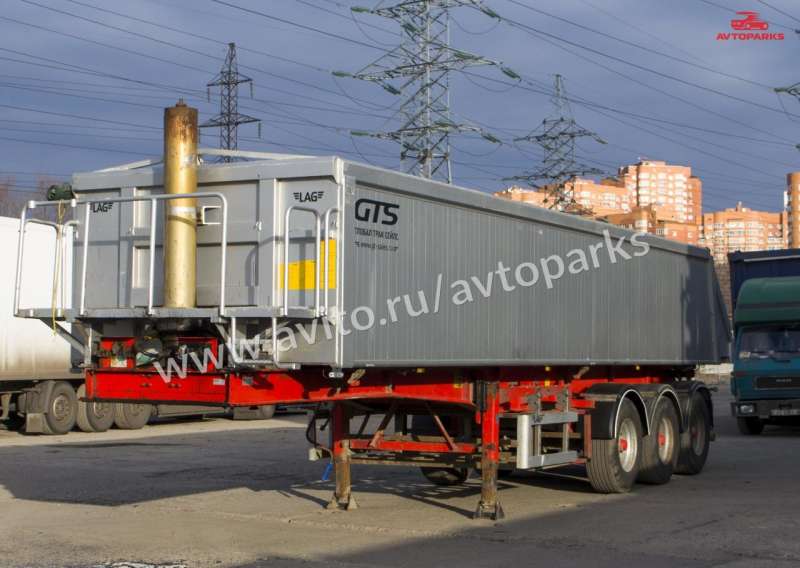 Самосвальный полуприцеп LAG 0-3 40KDK 2008 года