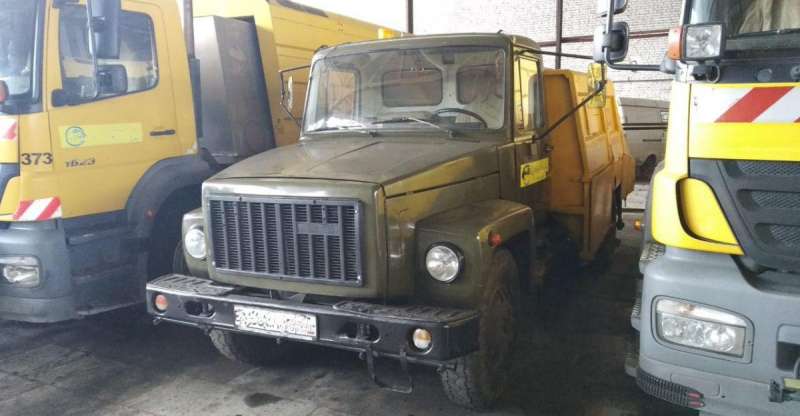 Подметально-уборочная машина на базе газ-3307