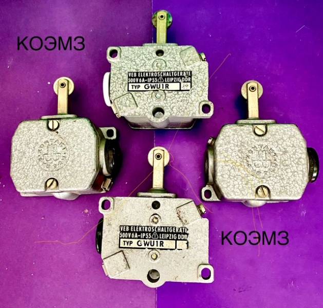Концевой выключатель Robotron TYP GWU1, GWU1R, GWE2R