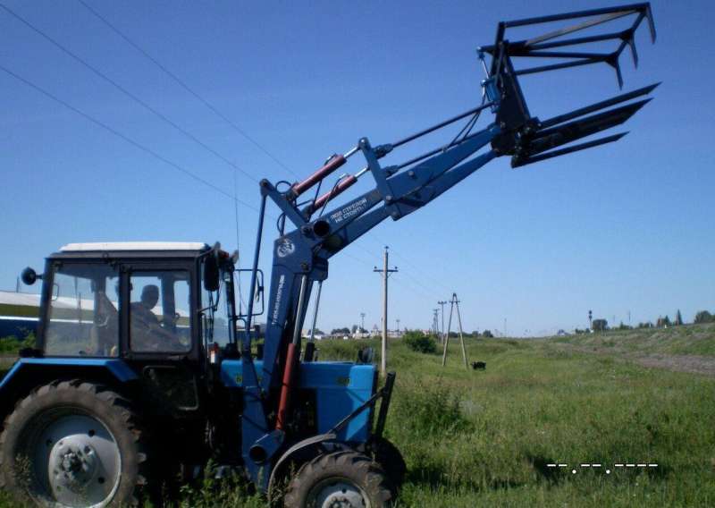 Погрузчик кун на мтз на т40 на юмз, пку Алтайский