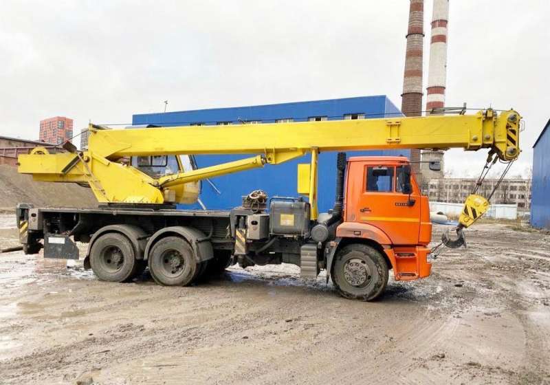 Автомобильный кран Клинцы на базе камаза 65115-L4