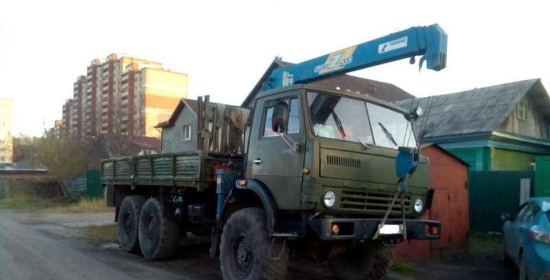 Продается грузовик с кму камаз 43105 в Тюмени
