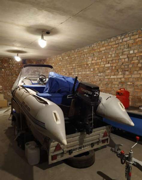 Моторная надувная лодка solar 420 с водомётным лод