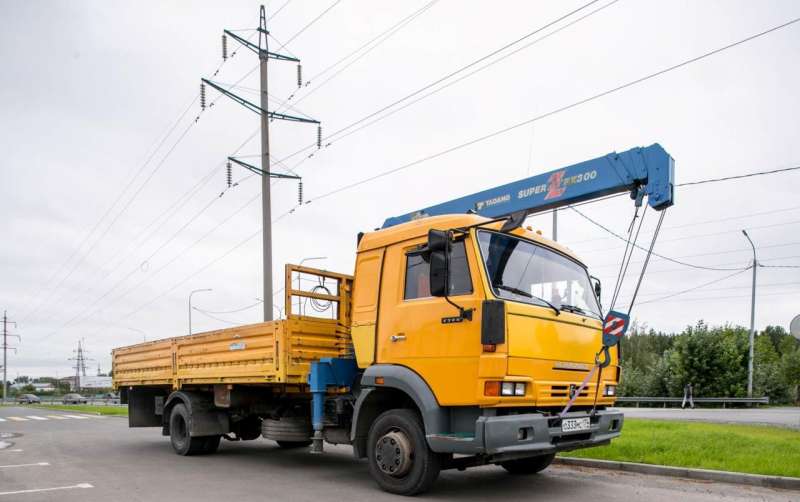 Камаз 4308 с манипулятором