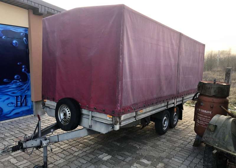 2-х осный прицеп niewiadow в идеальном состоянии