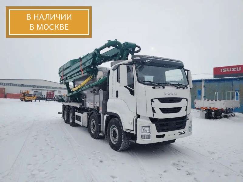 Aвтобетононаcоc и бетoнoсмecитeль Isuzu Giga, 2025