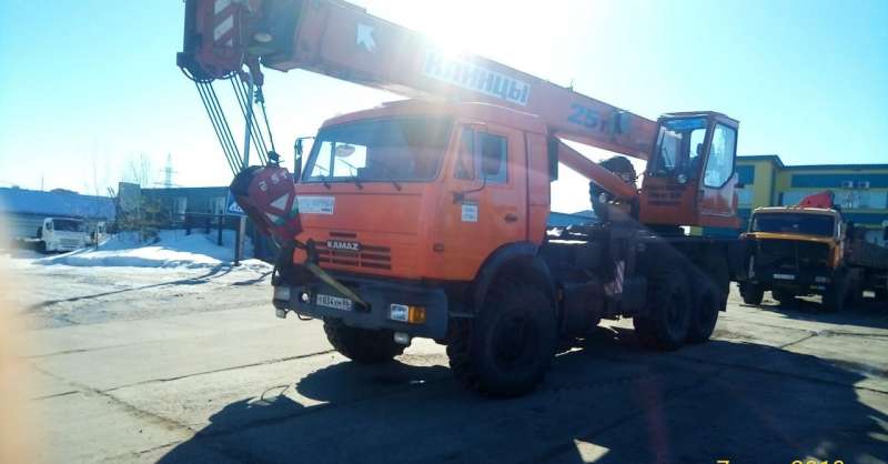 Автокран Клинцы 2012 г.в. 25 тн 21,7м + гусек