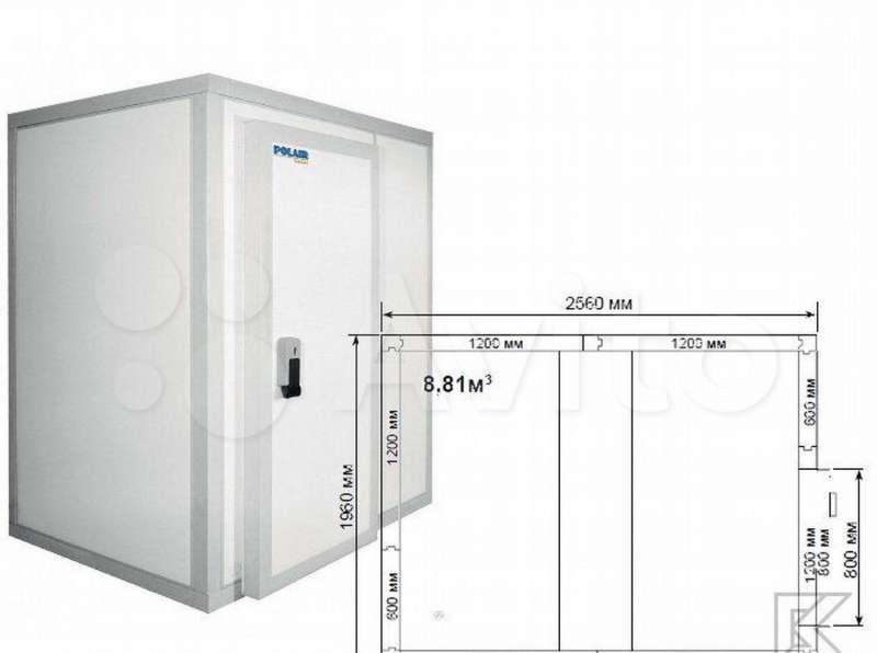 Холодильная камера Polair кхн-8,81