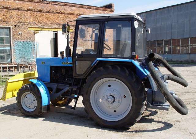 Установки для откачки воды на трактор увн