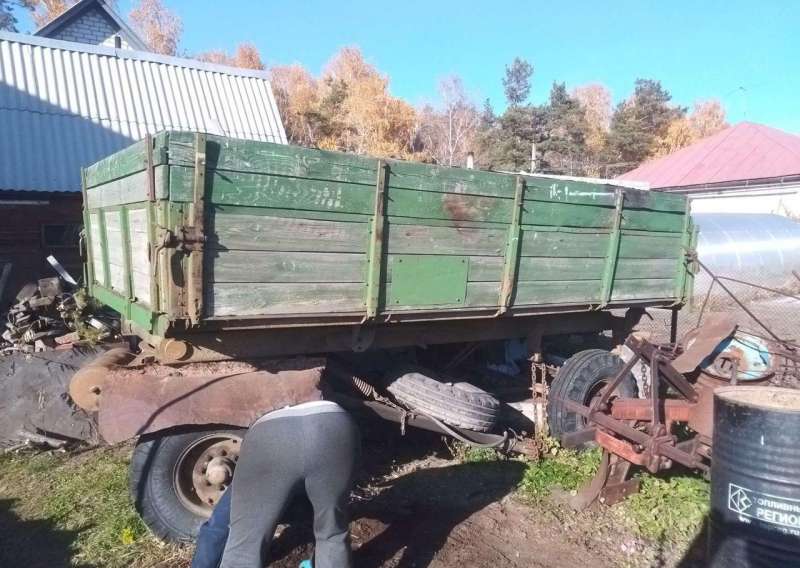 Прицеп тракторный 2ПТС-4 887б, 1987