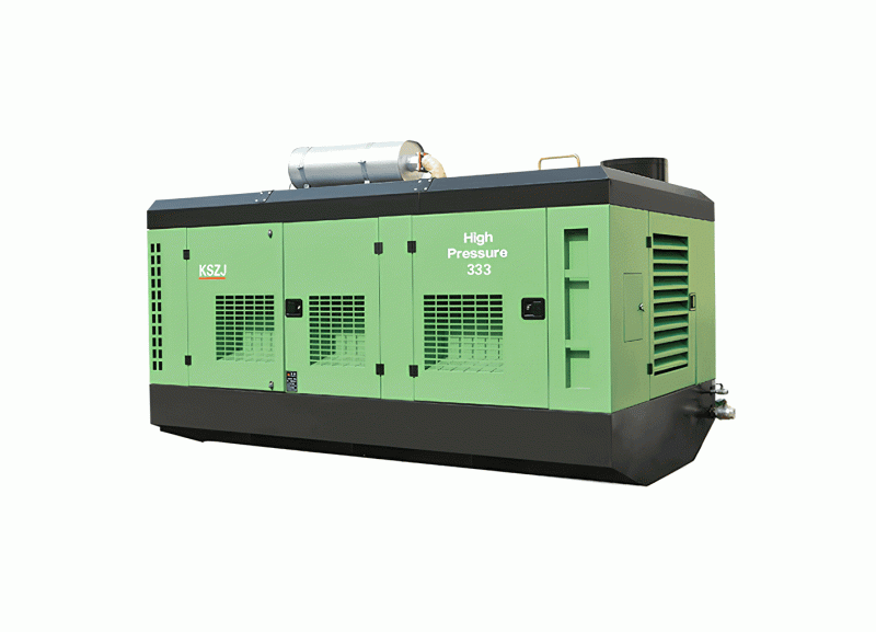 Мобильный дизельный винтовой воздушный компрессор KSZJ-