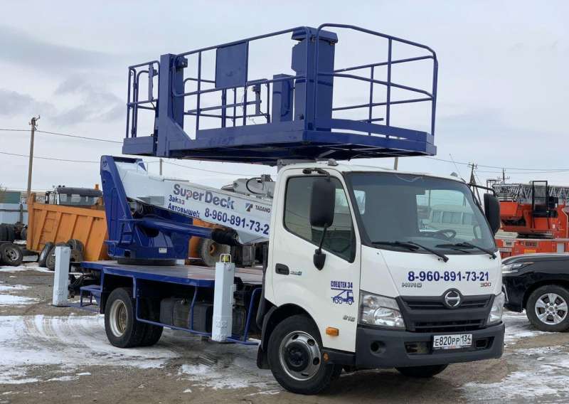 Автовышка Tadano AT-150S на шасси Hino 300