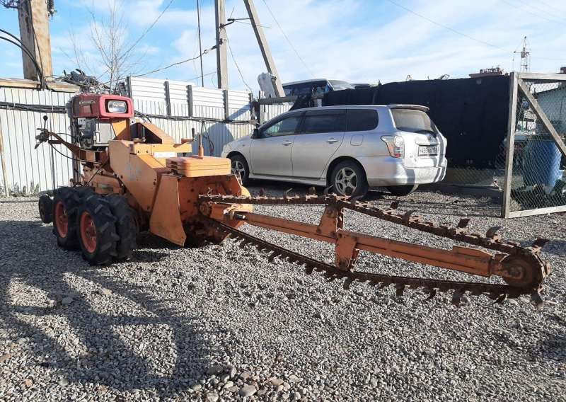 Японский траншеекопатель Kawabe TFC-250 Бара 1.2м