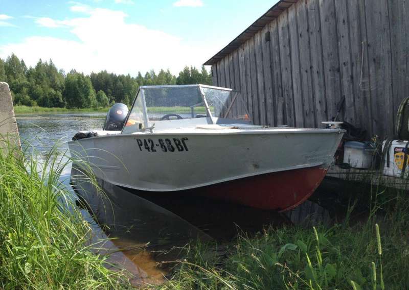Катер Прогресс-4 Yamaha 40 с прицепом