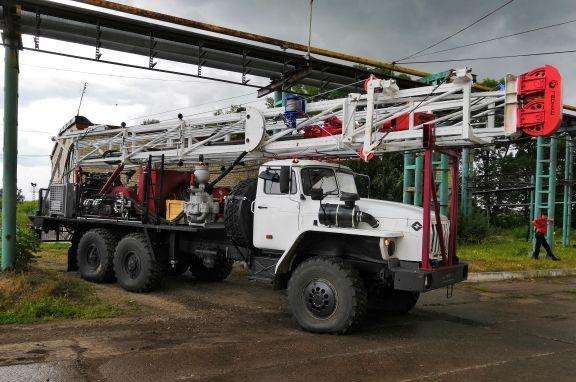 Буровая установка урб-25 на урал-4320