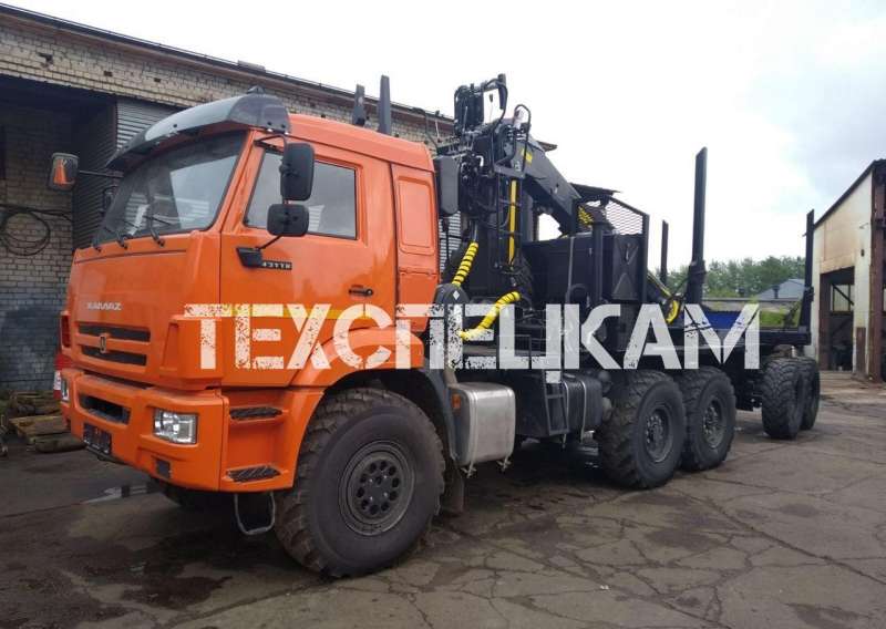 Лесовоз Камаз 43118 с VM10