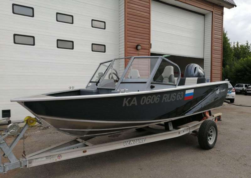 Лодка Салют 480 NEO PRO и Yamaha F 80 2019 год