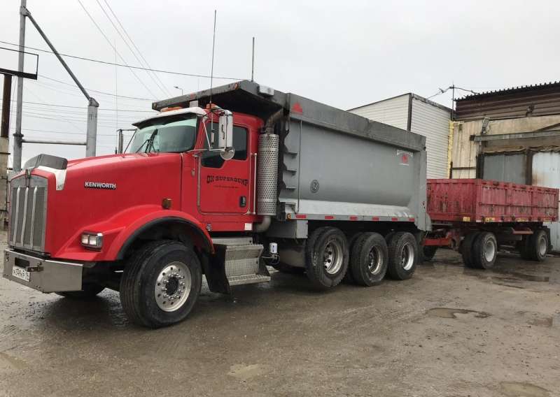 Продам самосвал Kenworth T800 с прицепом