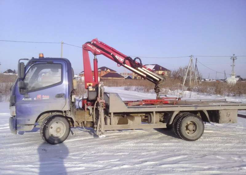 Эвакуатор Фотон с кму Amco Veba v807nt