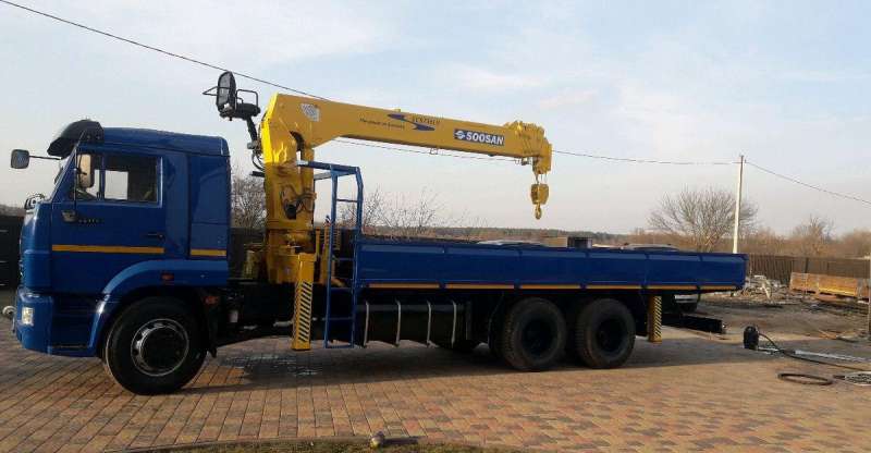 Камаз 65117 манипулятор