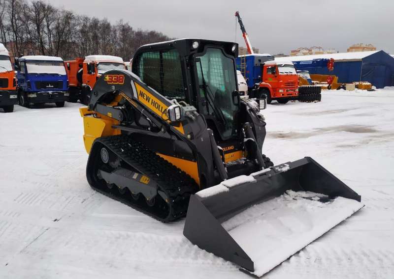 Мини-погрузчик гусеничный New Holland C338