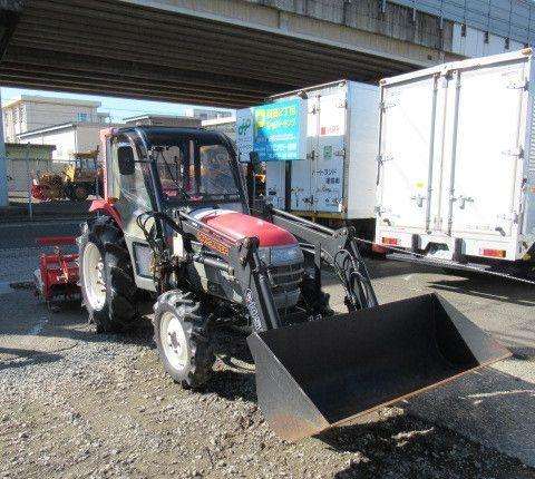 Японский трактор Yanmar RS30 с погрузчиком (псм)