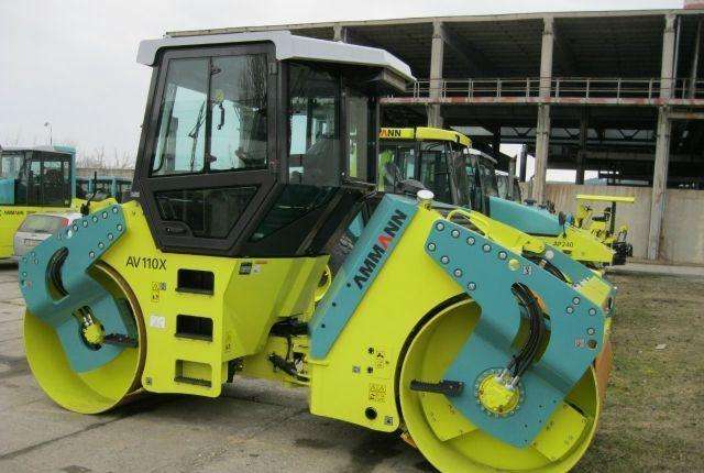 Каток двухвальцовый ammann AV110X